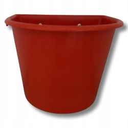 KARMIDŁO KORYTO ŻŁÓB DLA KONI KONIA Z HAKAMI ZAWIESIEM CZERWONE