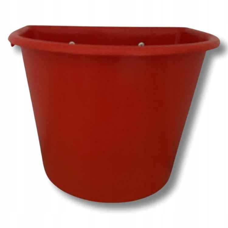 KARMIDŁO KORYTO ŻŁÓB DLA KONI KONIA Z HAKAMI ZAWIESIEM CZERWONE