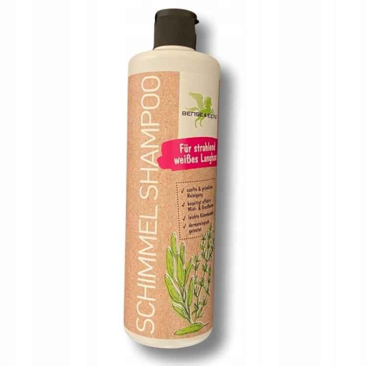 SZAMPON DLA KONIA KONI BIAŁYCH SIWYCH JASNYCH PERŁOWY