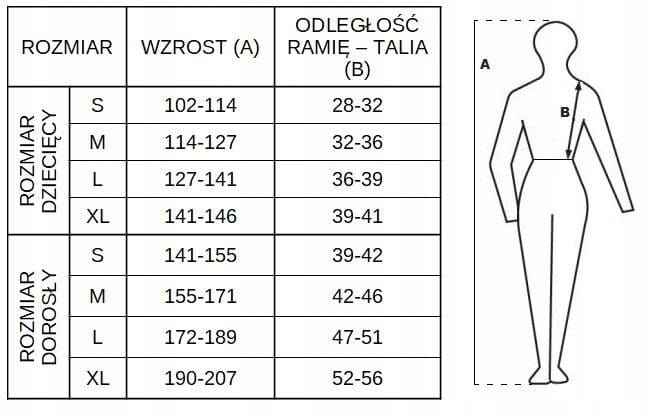 KAMIZELKA JEŹDZIECKA OCHRONNA L 172-189 POZIOM 2