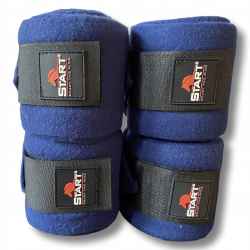 OWIJKI POLAROWE NA RZEP DLA KONIA KONI 3M GRANATOWE 4 SZT