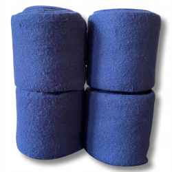 OWIJKI POLAROWE NA RZEP DLA KONIA KONI 3M GRANATOWE 4 SZT