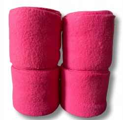 OWIJKI POLAROWE NA RZEP DLA KONIA 3M RÓŻOWE 4 SZT