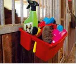 ORGANIZER SKRZYNKA POJEMNIK NA BOKS NA KOSMETYKI SZCZOTKI DLA KONIA KONI