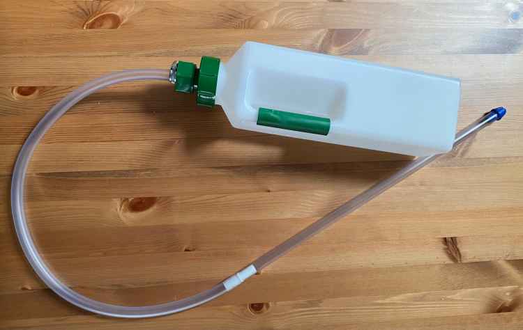 APARAT BUTELKA DO POJENIA CIELĄT Z SONDĄ 130 CM 3L PROFESJONALNY