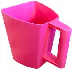 MIARKA DO PASZY MOCNY KUBEK Z MIARKĄ 2L 2KG RÓŻOWY