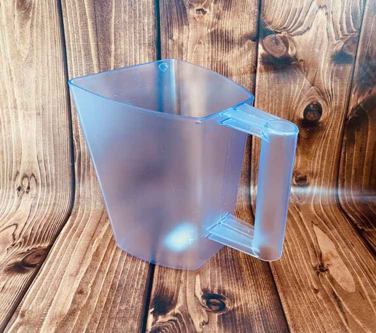 MIARKA DO PASZY SOLIDNY KUBEK Z MIARKĄ 2L 2KG