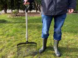 WIDŁY DO STAJNI DLA KONIA OBORY GNOJU OGRODU LIŚCI