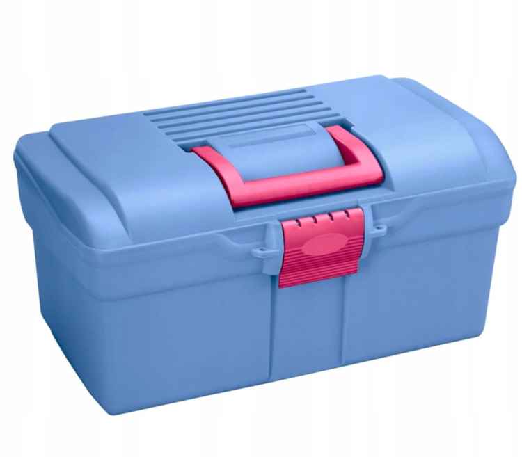 SKRZYNKA JEŹDZIECKA NA SZCZOTKI DLA KONIA KUCA