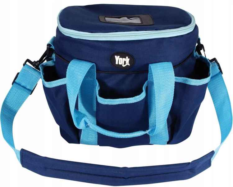 TORBA NA SZCZOTKI DLA KONIA SZCZOTKA GRANATOWA