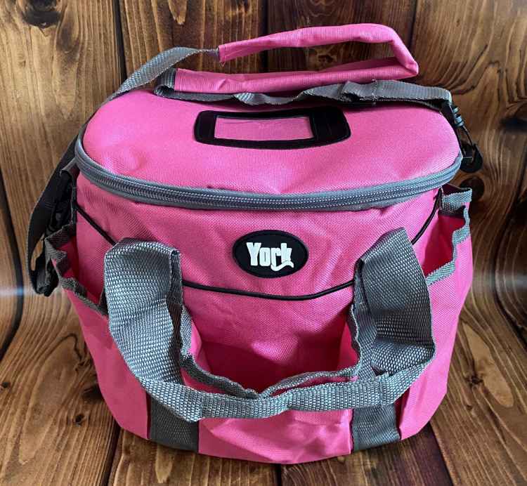 TORBA NA SZCZOTKI DLA KONIA SZCZOTKA GRANATOWA