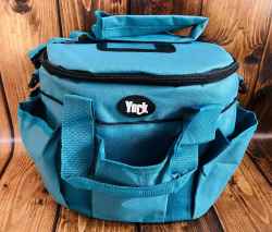 TORBA NA SZCZOTKI DLA KONIA SZCZOTKA GRANATOWA