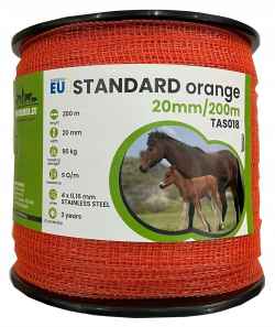 TAŚMA OGRODZENIOWA PASTUCH 20MM 200M