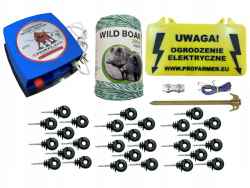 Pastuch elektryczny na dziki – kompletny zestaw ogrodzenia elektrycznego