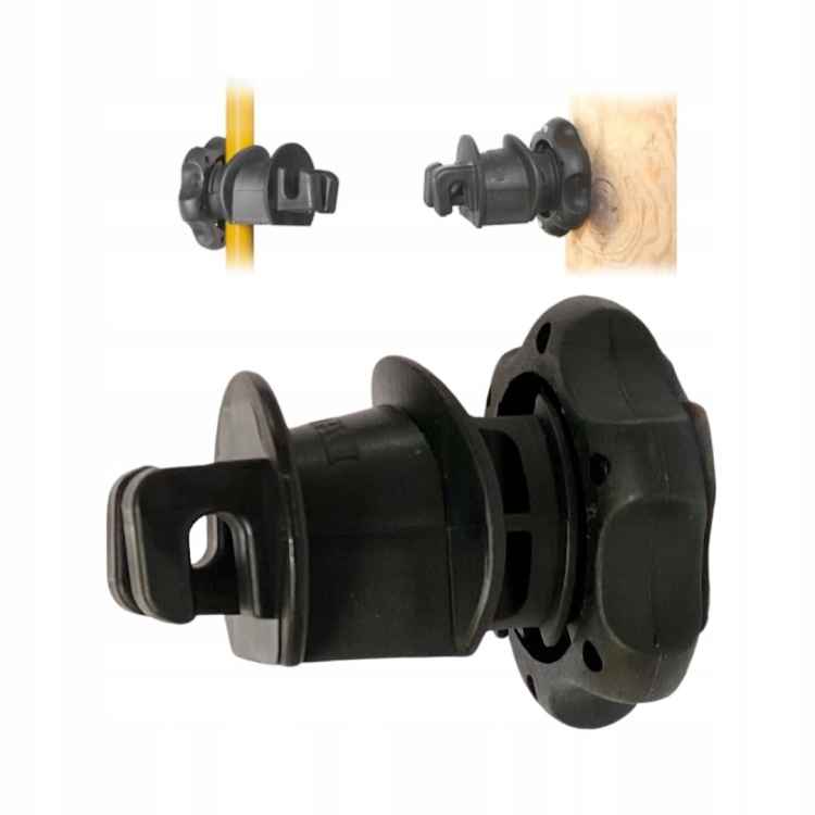 IZOLATOR DO DRUTU Z NAKRĘTKĄ PASTUCH OGRODZENIE