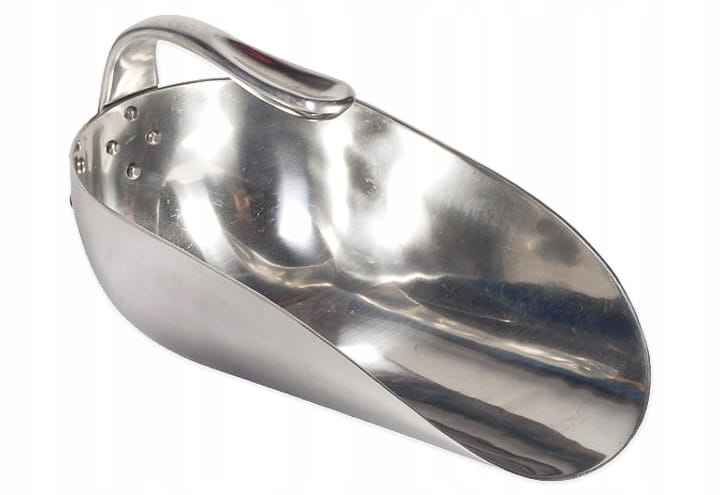Szufelka aluminiowa do paszy karmy 1,6 kg górny uchwyt