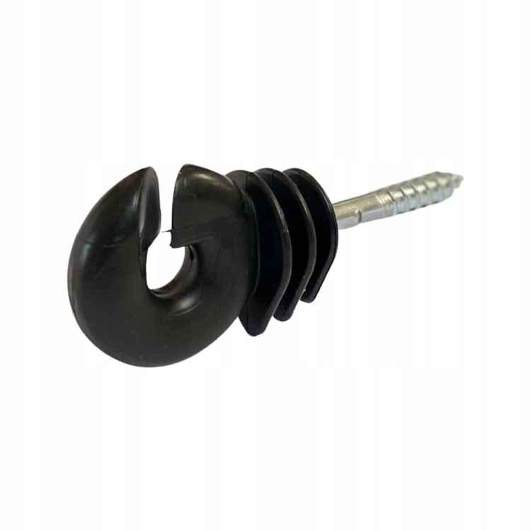 CZARNY IZOLATOR NAJMOCNIEJSZY DO OGRODZENIA DREWNA NA LINKĘ DRUT