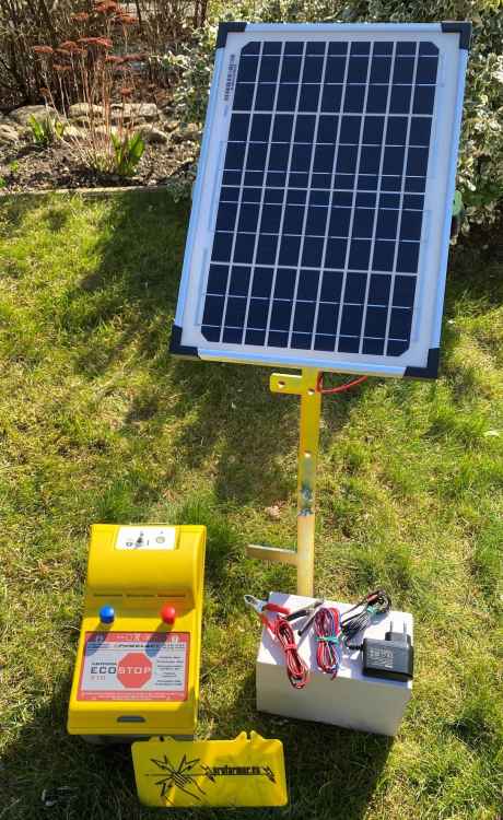 SOLARNY ELEKTRYZATOR ZESTAW NA KONIE BYDŁO