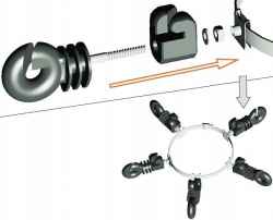IZOLATOR NA RYNNĘ SPUSTOWĄ KOMPLET NA KUNY