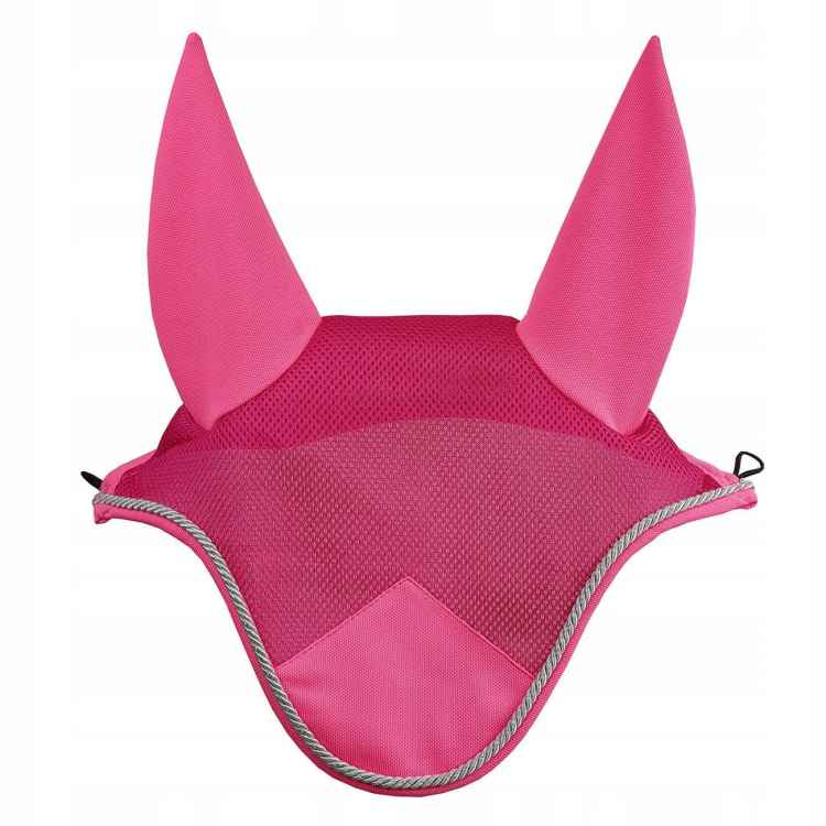 NAUSZNIKI DLA KONI KONIA NEONOWE RÓŻOWE PONY