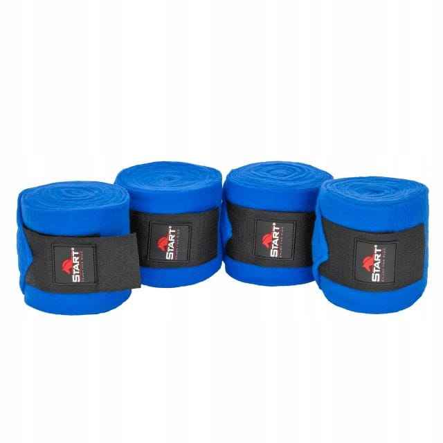 OWIJKI DLA KONIA POLAROWE 4 SZT. 3M - NIEBIESKIE