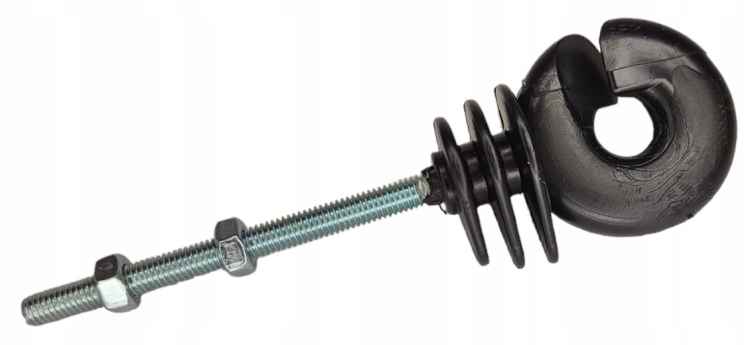 IZOLATORY 10CM 10SZT Z DŁUGIM GWINTEM METRYCZNYM