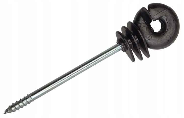 IZOLATOR DO PASTUCHA ELEKTRYCZNEGO DŁUGI TRZPEIŃ DO DREWNA