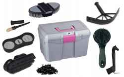 MODNY ZESTAW SZCZOTEK DLA KONIA