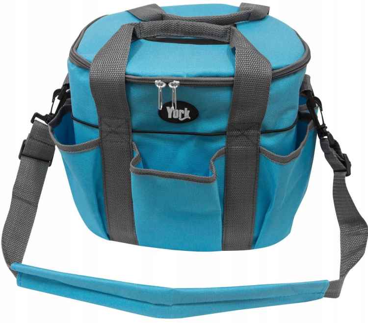 TORBA NA SZCZOTKI DLA KONIA SZCZOTKA NIEBIESKA