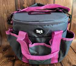 TORBA NA SZCZOTKI DLA KONIA SZCZOTKA CZERWONA