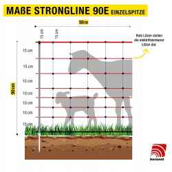 OGRODZENIE ELEKTRYCZNE DLA OWIEC 90CM 50M