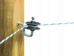 IZOLATOR ROLKOWY NA DRUT PLECIONKA