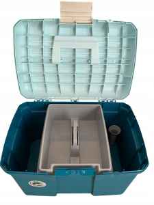 SKRZYNKA NA SZCZOTKI DLA KONIA SKRZYNKA JEŹDZIECKA DO STAJNI NA ZAWODY