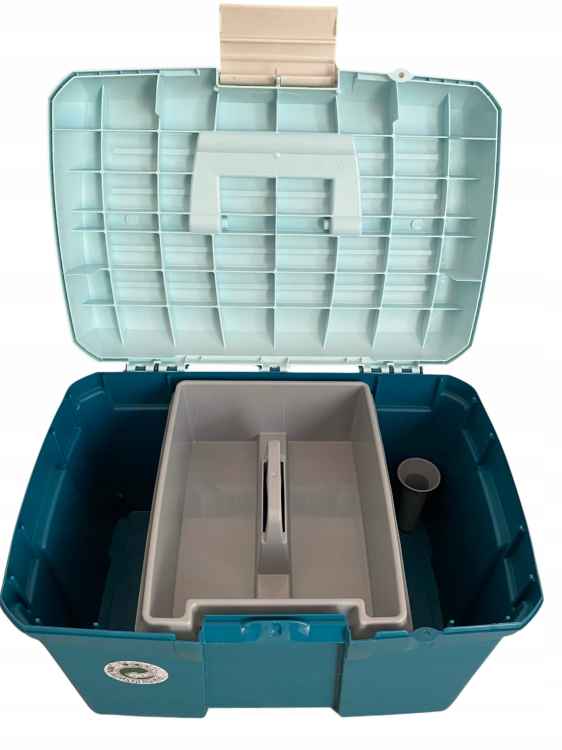 SKRZYNKA NA SZCZOTKI DLA KONIA SKRZYNKA JEŹDZIECKA DO STAJNI NA ZAWODY