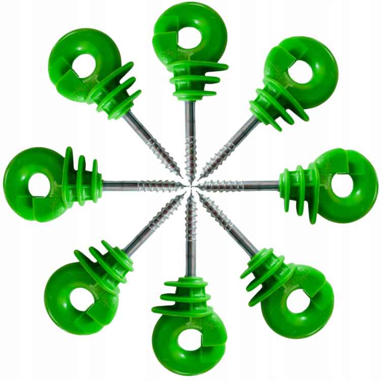 MOCNY IZOLATOR DO OGRODZENIA PASTUCHA 100SZT