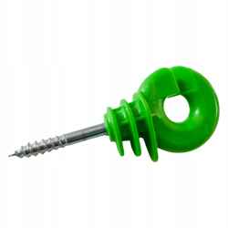 ZIELONY IZOLATOR 100SZT WKRĘCANY DO DREWNA