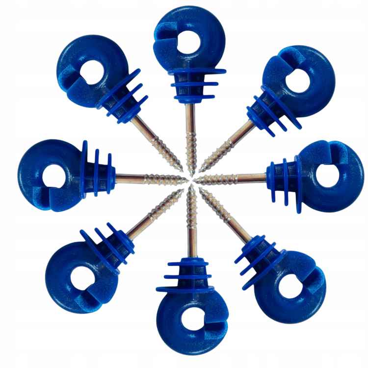 IZOLATOR NIEBIESKI DO DRUTU PLECIONKI