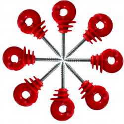 IZOLATOR DO DRUTU WKRĘCANY DO DREWNA