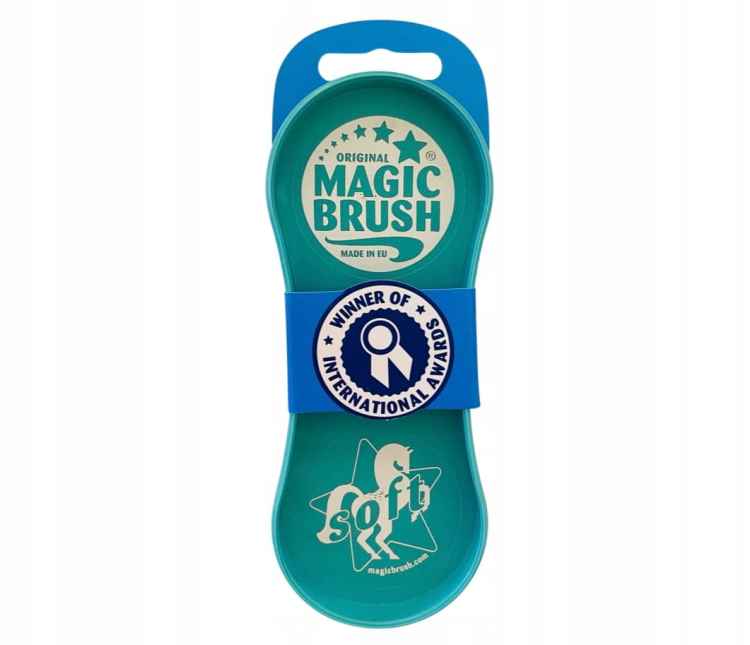 SZCZOTKA DLA KONIA MAGIC BRUSH USUWA KURZ BRÓD