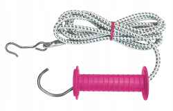 ZESTAW BRAMOWY PASTUCH ELEKTRYCZNY RĄCZKA Z GUMĄ