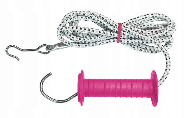 ZESTAW BRAMOWY PASTUCH ELEKTRYCZNY RĄCZKA Z GUMĄ