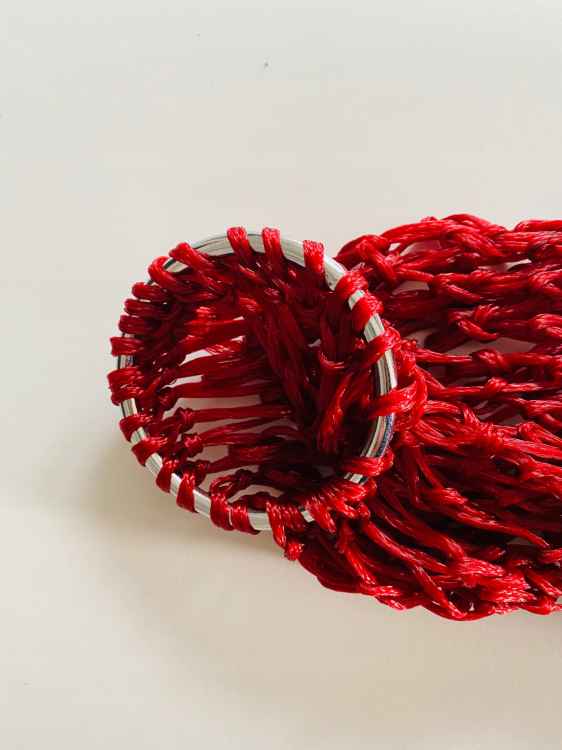 SIATKA NA SIANO DLA KONIA OCZKA 5 X 5 CM 110 CM DO STAJNI WYTRZMAŁA MOCNA