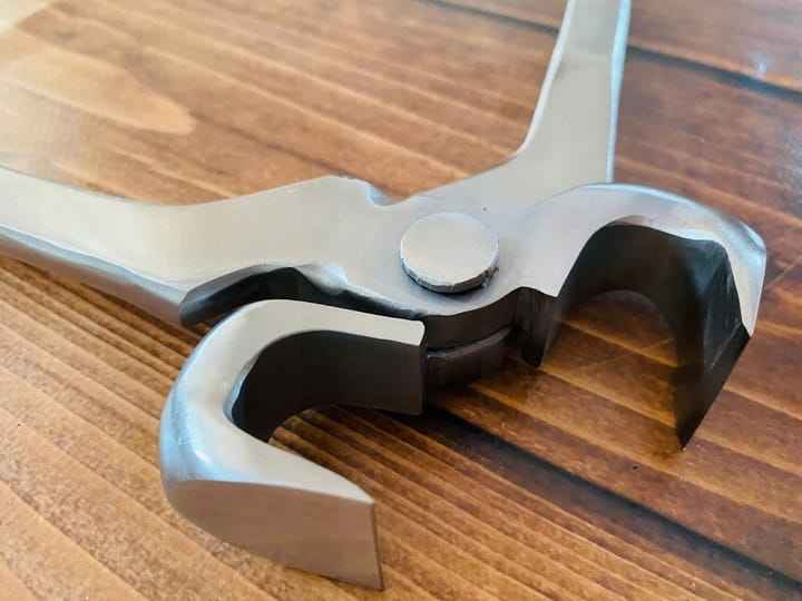 CĘGI SZCZYPCE DO KOREKCJI KOPYT RACIC DLA KONIA KONI OBCĘGI 38CM ZE STALI