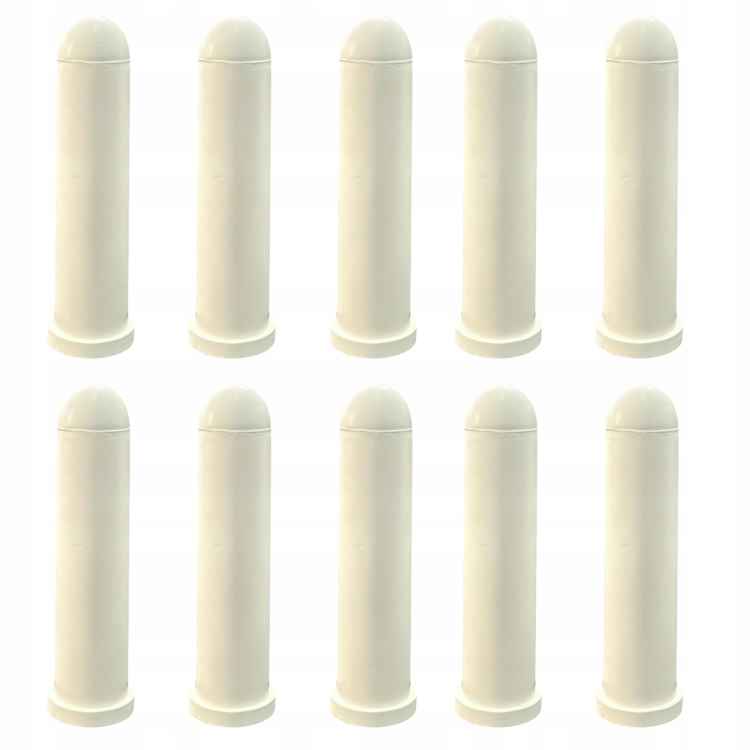 Smoczek gumowy do wiadra wiaderka do pojenia cieląt 120mm biały - 10 sztuk