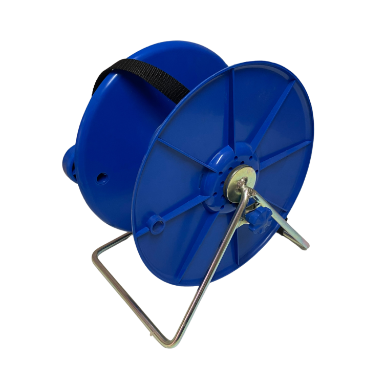 ZWIJAK DO PASTUCHA ELEKTRYCZNEGO Z BLOKADĄ HAMULCEM