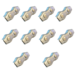 ZESTAW 10 SZTUK ŁĄCZNIKÓW DO PLECIONKI