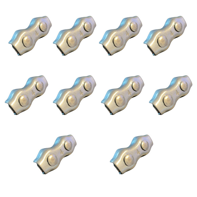 ZESTAW 10 SZTUK ŁĄCZNIKÓW DO PLECIONKI