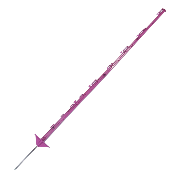20X RÓŻOWY SŁUPERK DO OGRODZENIA ELEKTRYCZNEGO