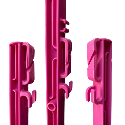 40x SŁUPEK RÓŻOWY DO OGRODZENIA ELEKTRYCZNEGO PALIK DO PASTUCHA 154CM