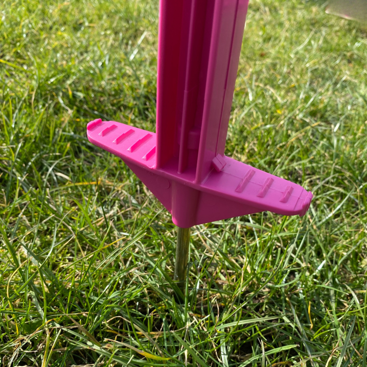 40x SŁUPEK RÓŻOWY DO OGRODZENIA ELEKTRYCZNEGO PALIK DO PASTUCHA 154CM